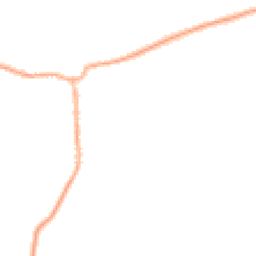 Night-time road noise heatmap for CH64 2XG