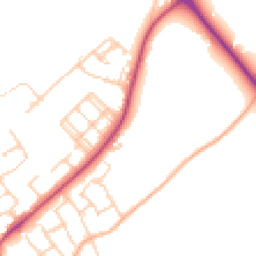 Daytime road noise heatmap for CH64 3RF