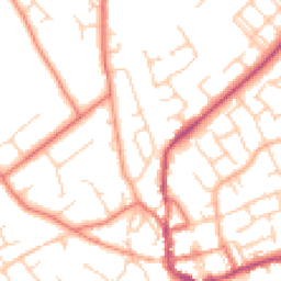 Daytime road noise heatmap for CH64 3SU