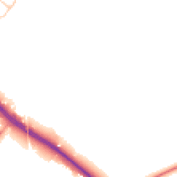 Daytime road noise heatmap for CH64 3TE