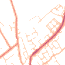 Daytime road noise heatmap for CH64 3TR