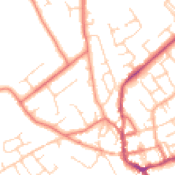 Daytime road noise heatmap for CH64 3TT