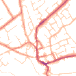 Daytime road noise heatmap for CH64 3TU