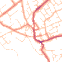 Daytime road noise heatmap for CH64 3TX