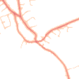 Daytime road noise heatmap for CH64 4BG