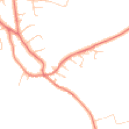 Daytime road noise heatmap for CH64 4BQ