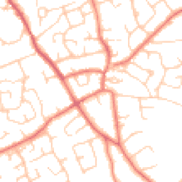 Daytime road noise heatmap for CH64 4DN