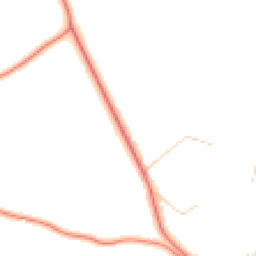 Daytime road noise heatmap for CH64 5SY