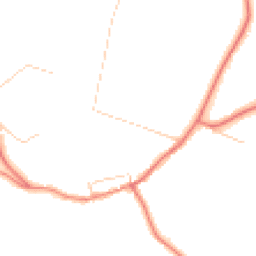 Daytime road noise heatmap for CH64 5TJ