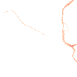 Night-time road noise heatmap for CH64 6AA