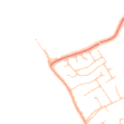 Daytime road noise heatmap for CH64 6RD