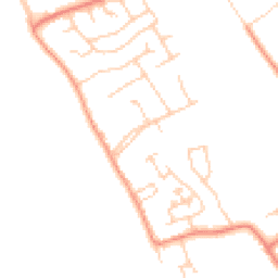 Daytime road noise heatmap for CH64 6SS