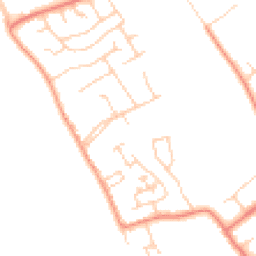 Daytime road noise heatmap for CH64 6TA