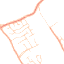 Daytime road noise heatmap for CH64 6TD
