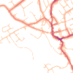 Daytime road noise heatmap for CH64 6TF