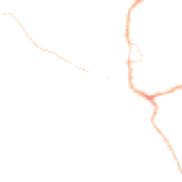 Night-time road noise heatmap for CH64 6TF