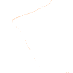 Night-time road noise heatmap for CH64 6TL