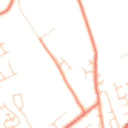 Daytime road noise heatmap for CH64 6TQ