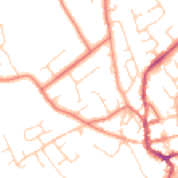 Daytime road noise heatmap for CH64 6TR