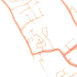 Daytime road noise heatmap for CH64 6UG