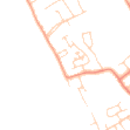 Daytime road noise heatmap for CH64 6UJ