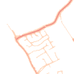 Daytime road noise heatmap for CH64 6XG