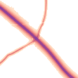 Daytime road noise heatmap for CH64 8TD