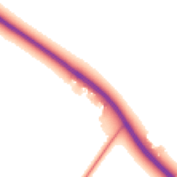 Daytime road noise heatmap for CH64 8TF