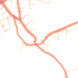 Daytime road noise heatmap for CH64 8TR