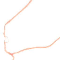Night-time road noise heatmap for CH64 9TL
