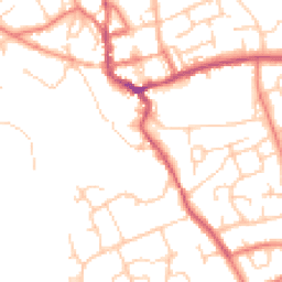 Daytime road noise heatmap for CH64 9UP