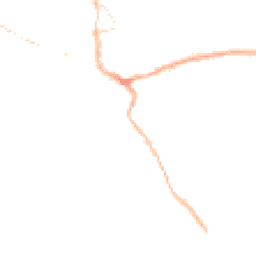Night-time road noise heatmap for CH64 9UP