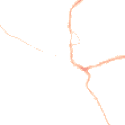 Night-time road noise heatmap for CH64 9UU