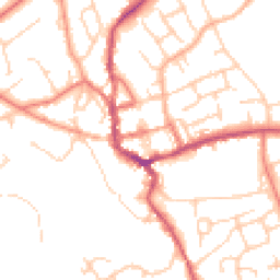 Daytime road noise heatmap for CH64 9XL