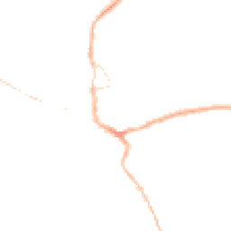 Night-time road noise heatmap for CH64 9XL