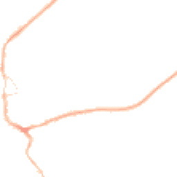 Night-time road noise heatmap for CH64 9XZ