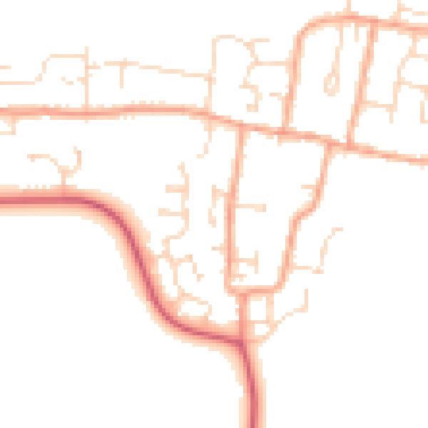 Daytime road noise heatmap for CM0 7ER