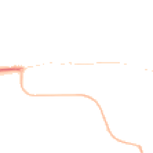 Night-time road noise heatmap for CM0 7GX