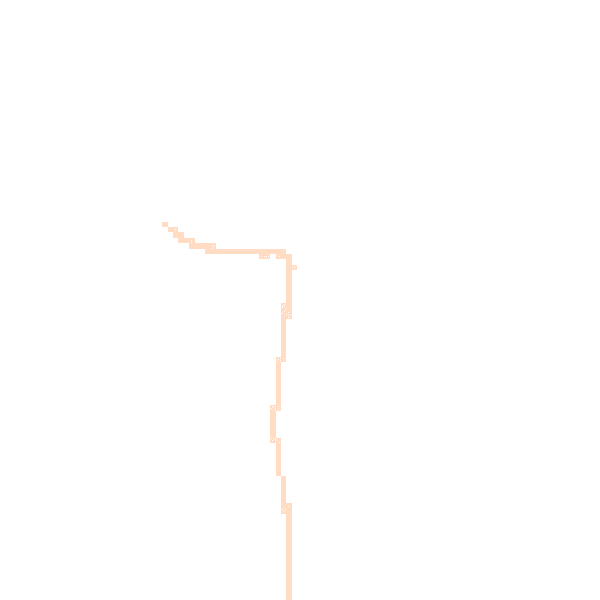 Night-time road noise heatmap for CM0 7QT