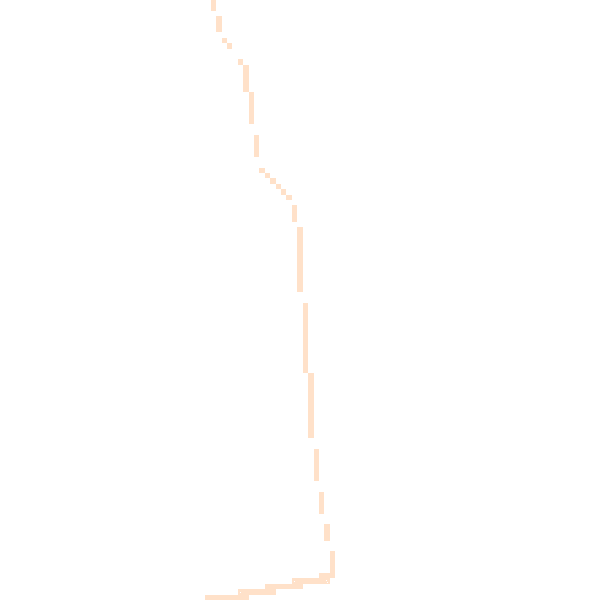 Night-time road noise heatmap for CM0 7TJ