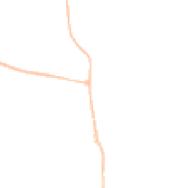 Night-time road noise heatmap for CM0 8BZ