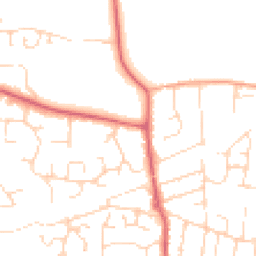 Daytime road noise heatmap for CM0 8DB