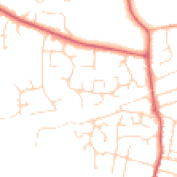 Daytime road noise heatmap for CM0 8DN