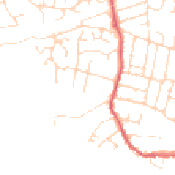 Daytime road noise heatmap for CM0 8ER