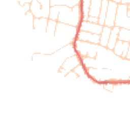 Daytime road noise heatmap for CM0 8HA