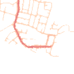 Daytime road noise heatmap for CM0 8JT