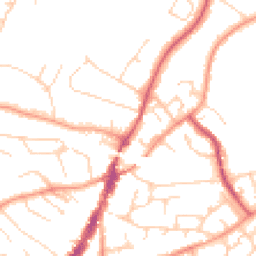 Daytime road noise heatmap for CM12 0AD