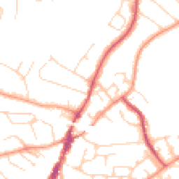 Daytime road noise heatmap for CM12 0AH