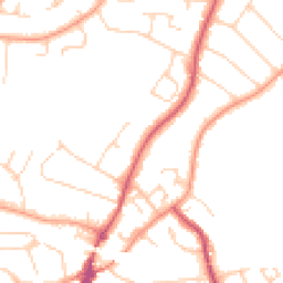 Daytime road noise heatmap for CM12 0AR