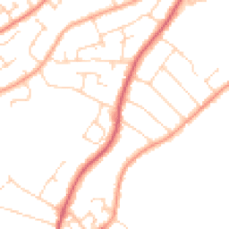 Daytime road noise heatmap for CM12 0AT